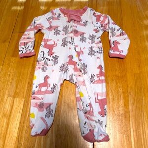 5/$20 | Honest Baby Clothing Zipper Footie Pajamas (NB)